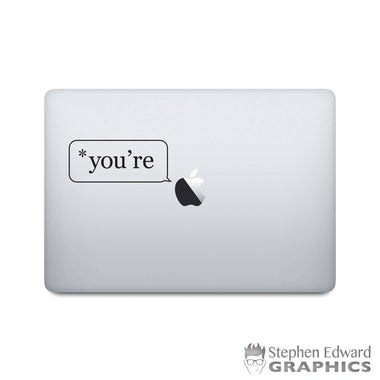 Proper Grammar Laptop Laptop and Tablet Decal | Sticker