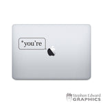 Proper Grammar Laptop Laptop and Tablet Decal | Sticker
