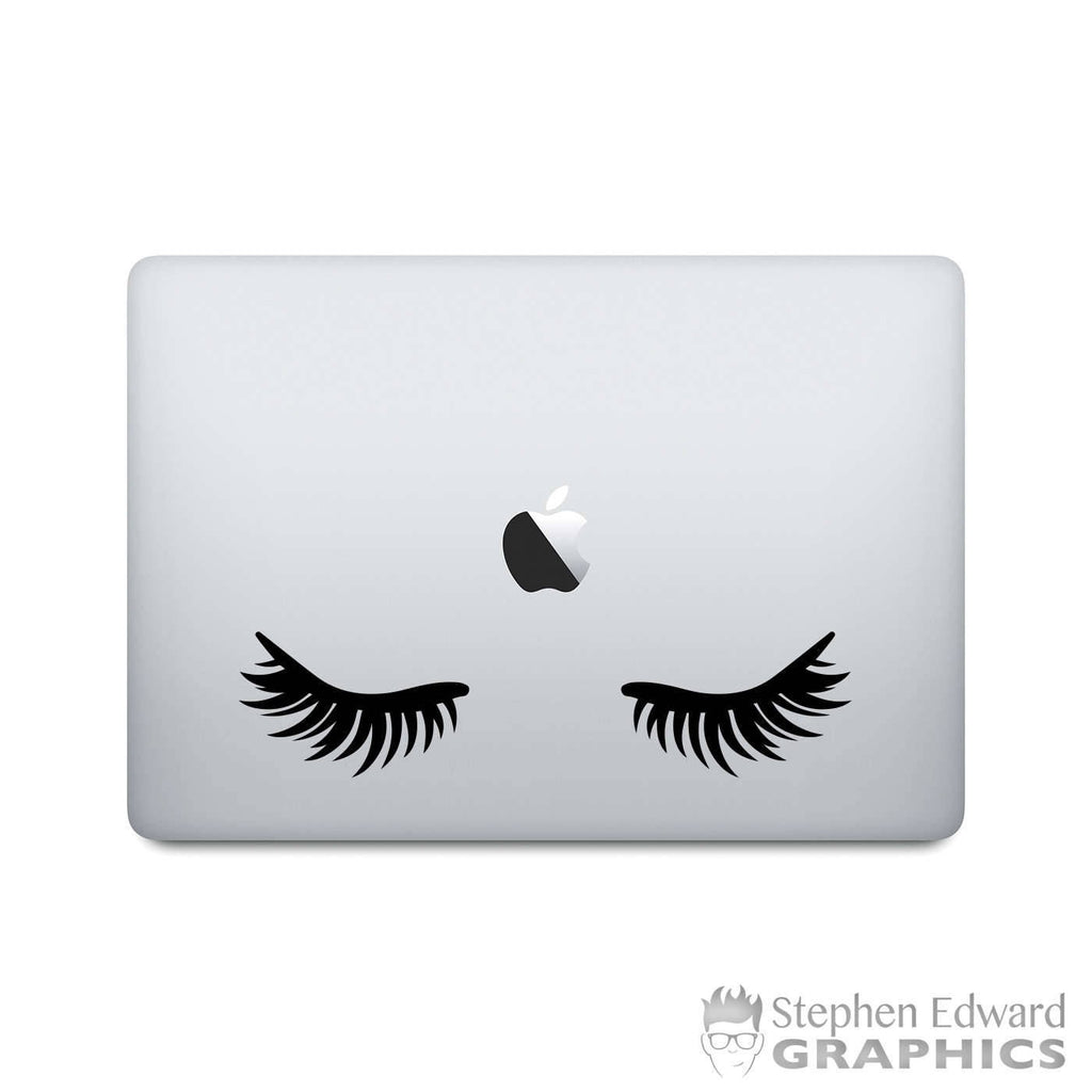 Eyelashes Laptop and Tablet Decal | Sticker