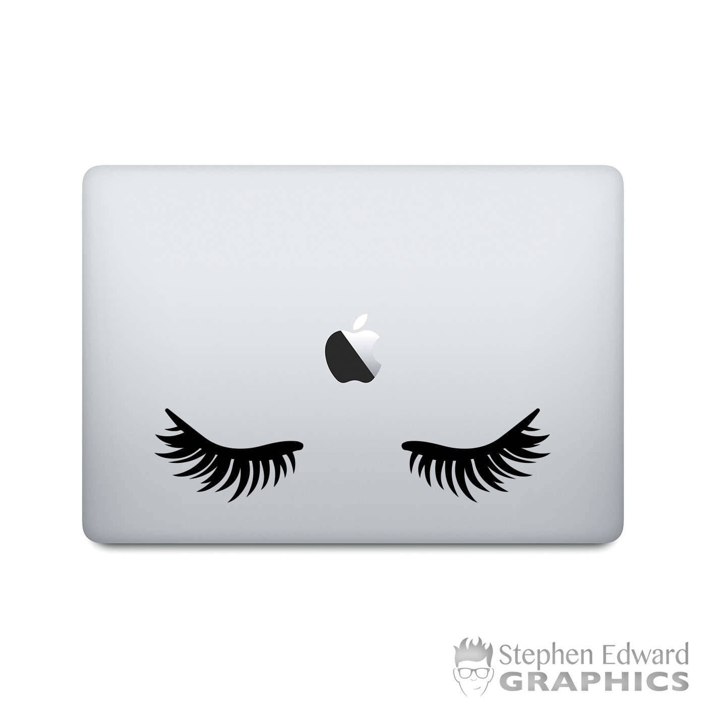 Eyelashes Laptop and Tablet Decal | Sticker