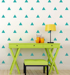 Triangle Pattern Wall Decal Set.
