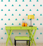 Triangle Pattern Wall Decal Set.