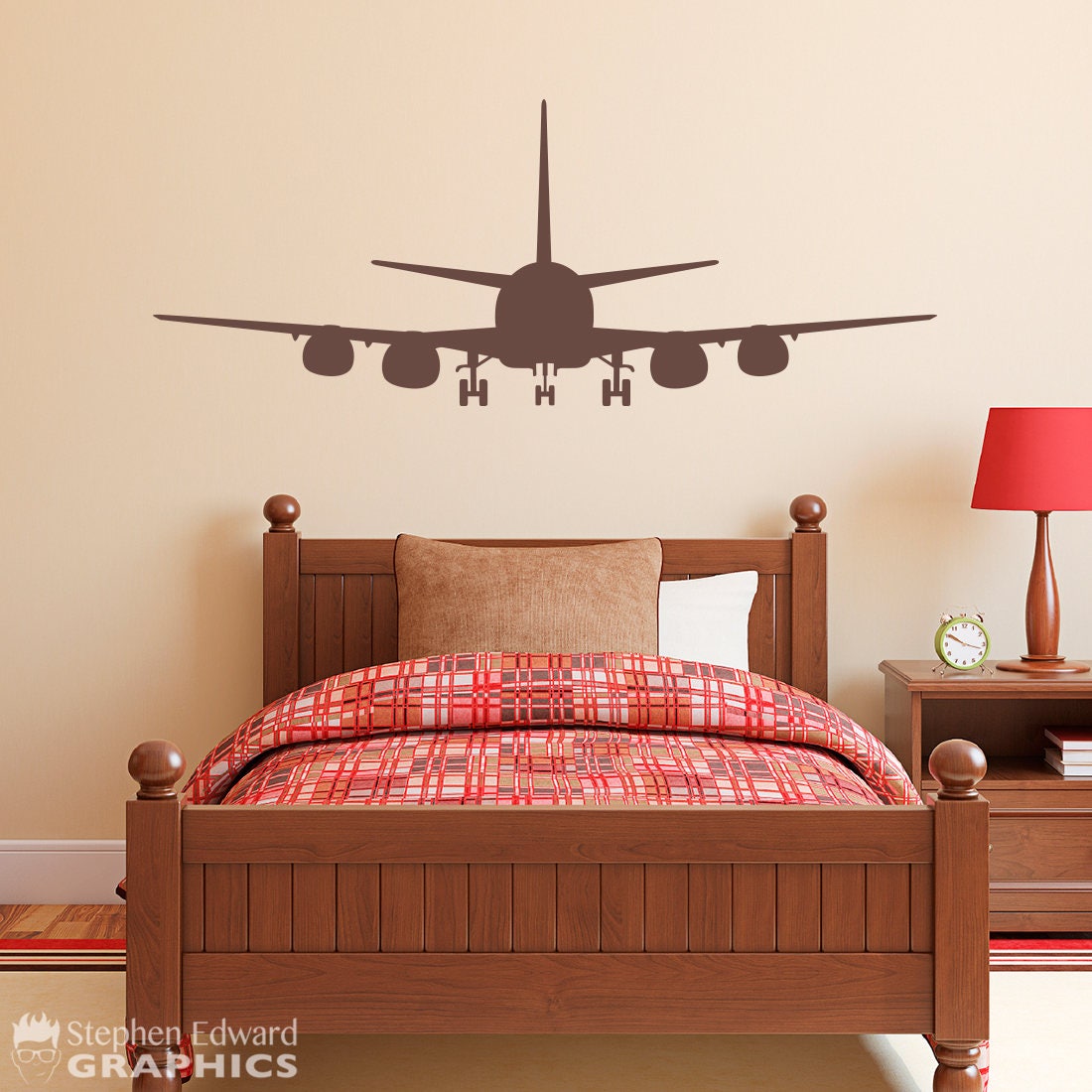 Airplane Wall Decal | Wall Sticker