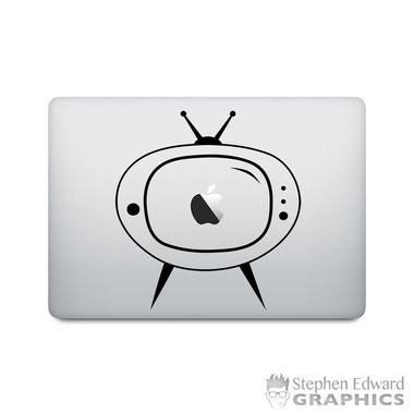 Retro TV Laptop and Tablet Decal | Sticker
