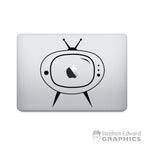 Retro TV Laptop and Tablet Decal | Sticker