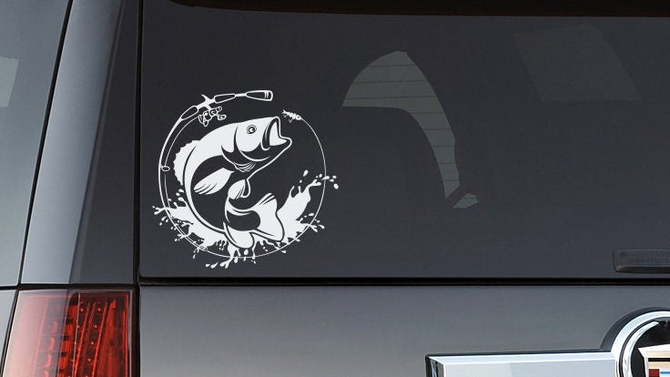 Bass Car Car Decal | Car Sticker