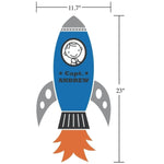 Personalized Wall Decal - Rocket with Boys Name Vinyl Wall Art - Children Wall Decals
