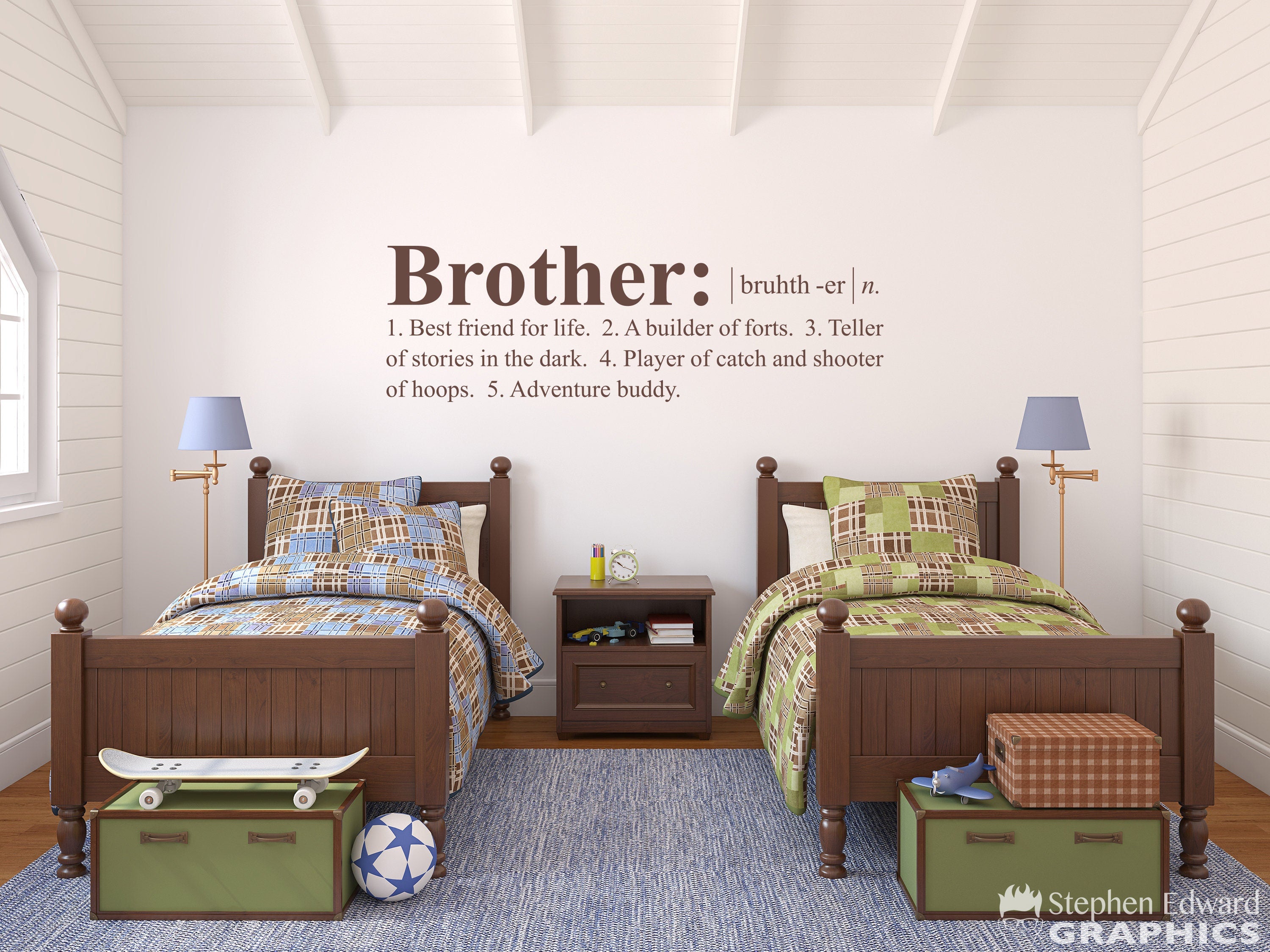 Brother Definition Wall Decal | Wall Sticker