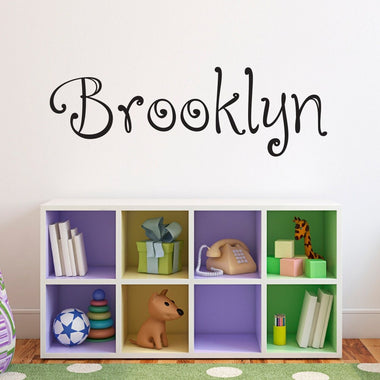 Name Wall Decal - Girl Name Script Decal - Custom Name Wall Sticker - 4