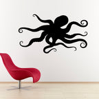 Octopus Decal - Ocean Decor - Octopus Wall Art