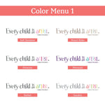 Every Child is an Artist Decal | Children Artwork Display Decal | Picasso Quote Wall Sticker | More Color Schemes