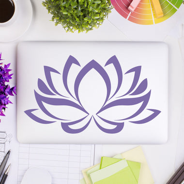 Lotus Flower 2 Laptop and Tablet Decal | Sticker