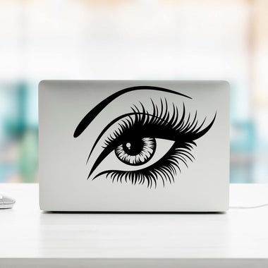 Eyelashes Laptop and Tablet Decal | Sticker