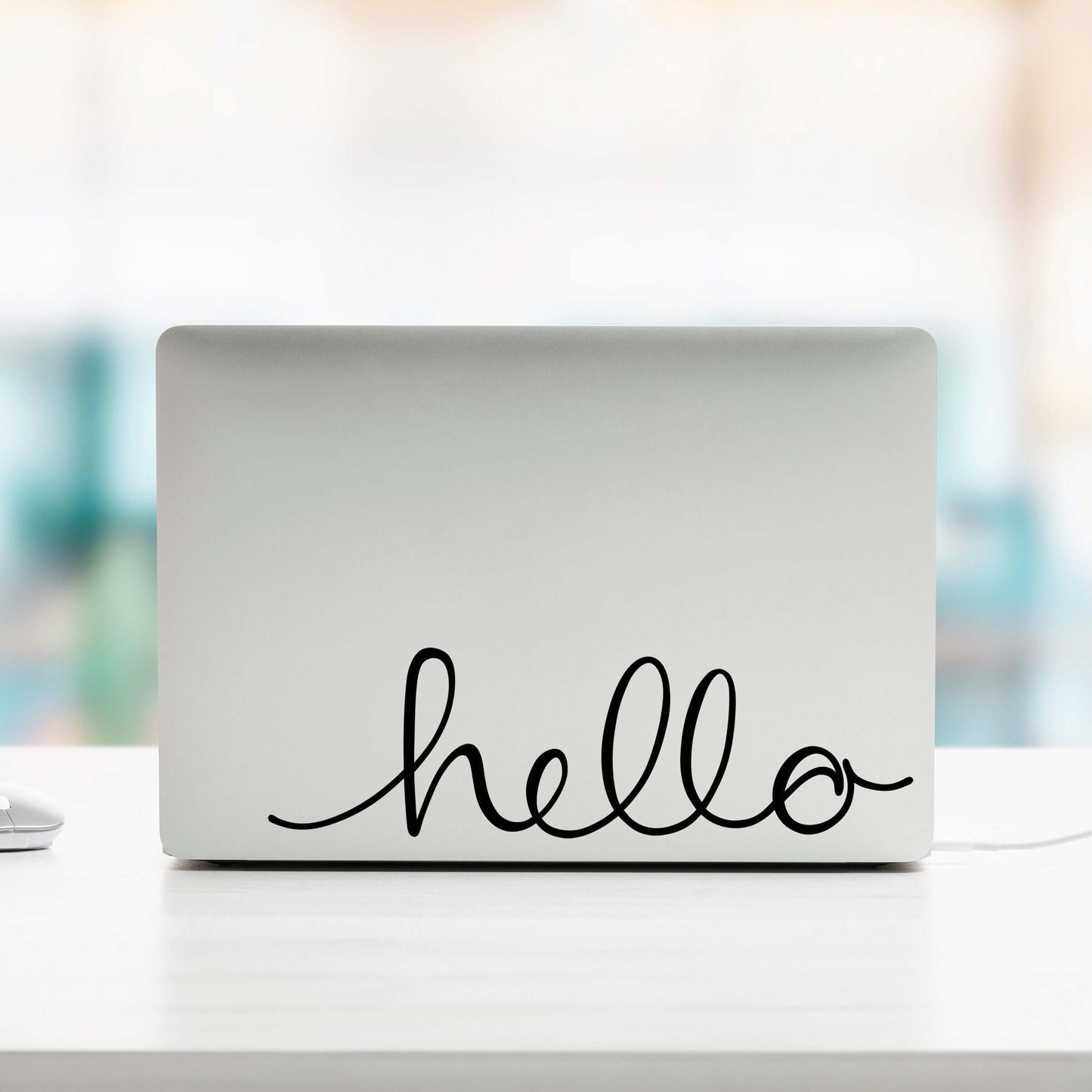 Hello Laptop and Tablet Decal | Sticker
