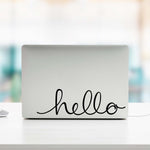 Hello Laptop and Tablet Decal | Sticker