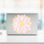 Light Pink Watercolor Flower Laptop and Tablet Decal | Sticker