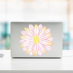 Light Pink Watercolor Flower Laptop and Tablet Decal | Sticker