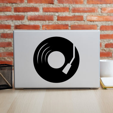 Turntable Laptop and Tablet Decal | Sticker