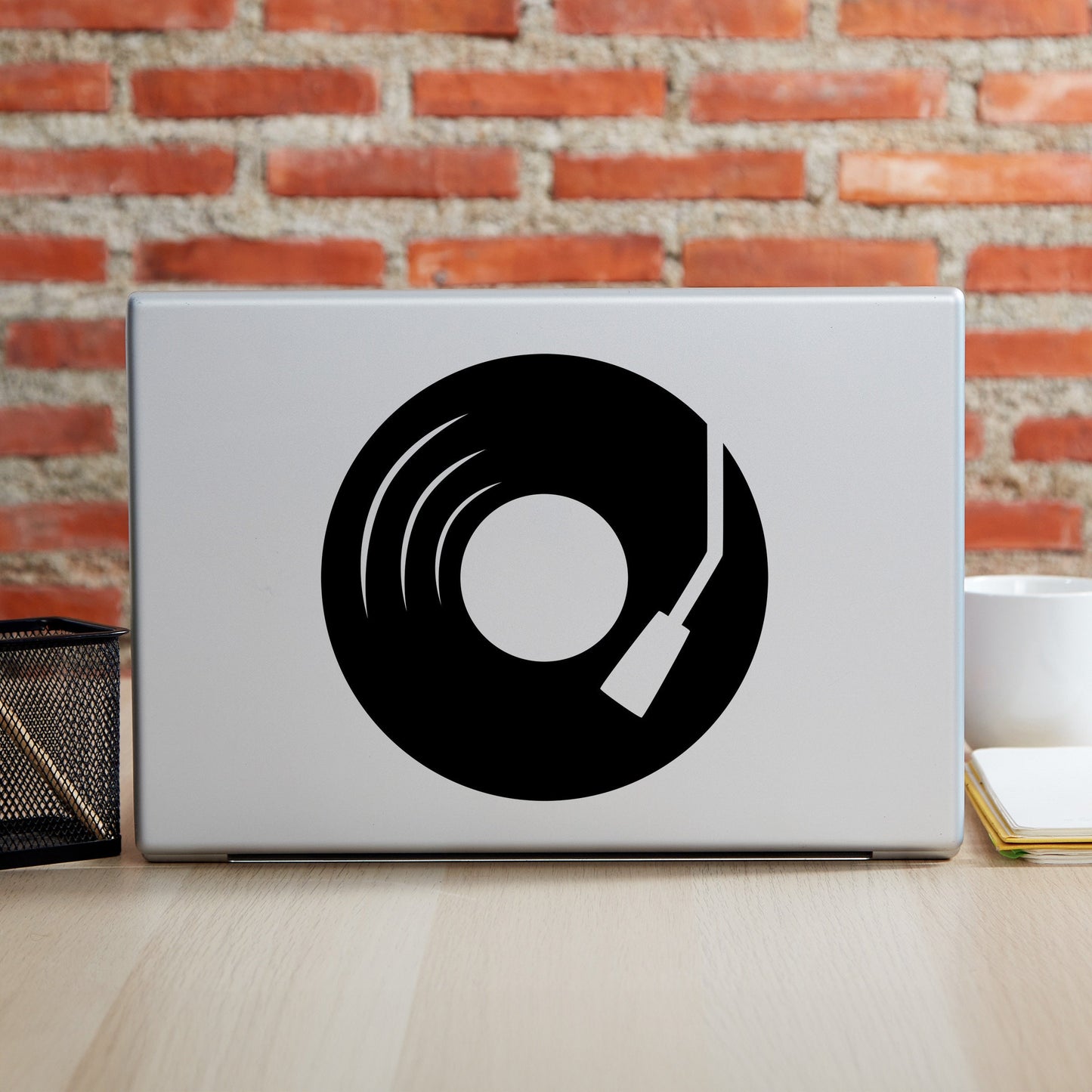 Turntable Laptop and Tablet Decal | Sticker