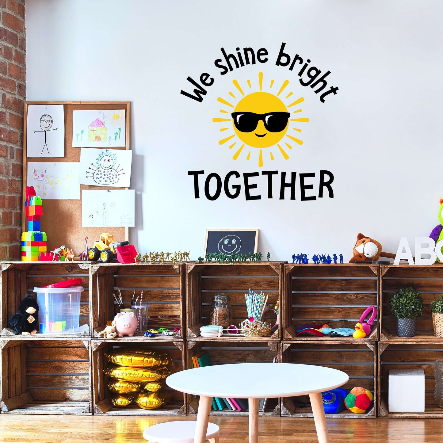 We shine bright Together Decal | Classroom Decor