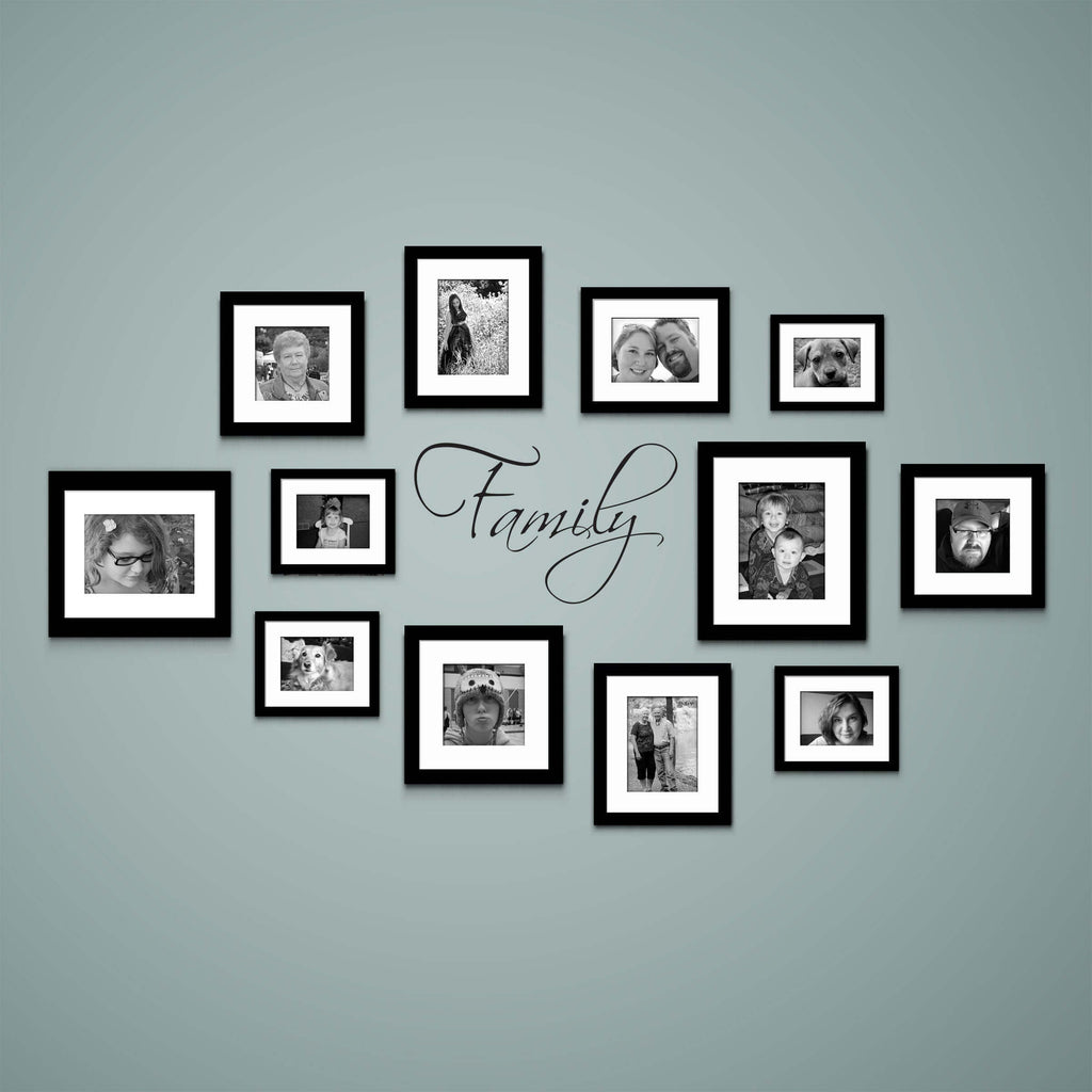 Family Decal, Gallery Wall Decor