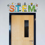 STEM graphic for Classroom. Stem Wall Decal.
