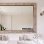 Brush your teeth Decal | Bathroom decal | Mirror decal