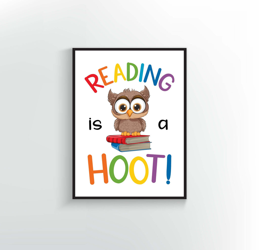 Reading is a Hoot Poster or Print.
