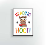 Reading is a Hoot Poster or Print.