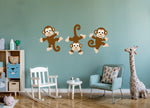 Monkeys Wall Decal Set.
