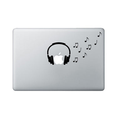 Headphones Laptop and Tablet Decal | Sticker