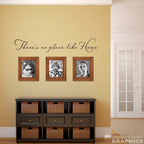 There's no place like Home Decal. Wizard of Oz quote.