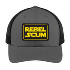 Rebel Scum | Men's Trucker Cap | Mesh Hat | Nerd Hat | Sarcastic Hat | Unisex | Funny Hat