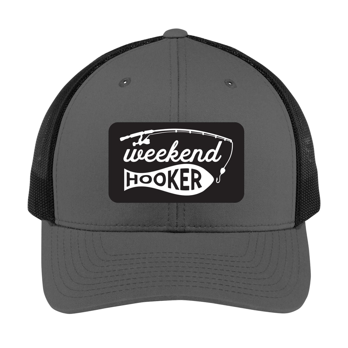 Weekend Hooker | Men's Trucker Cap | Mesh Hat | Sarcasm | Fishing Hat | Unisex | Funny Hat