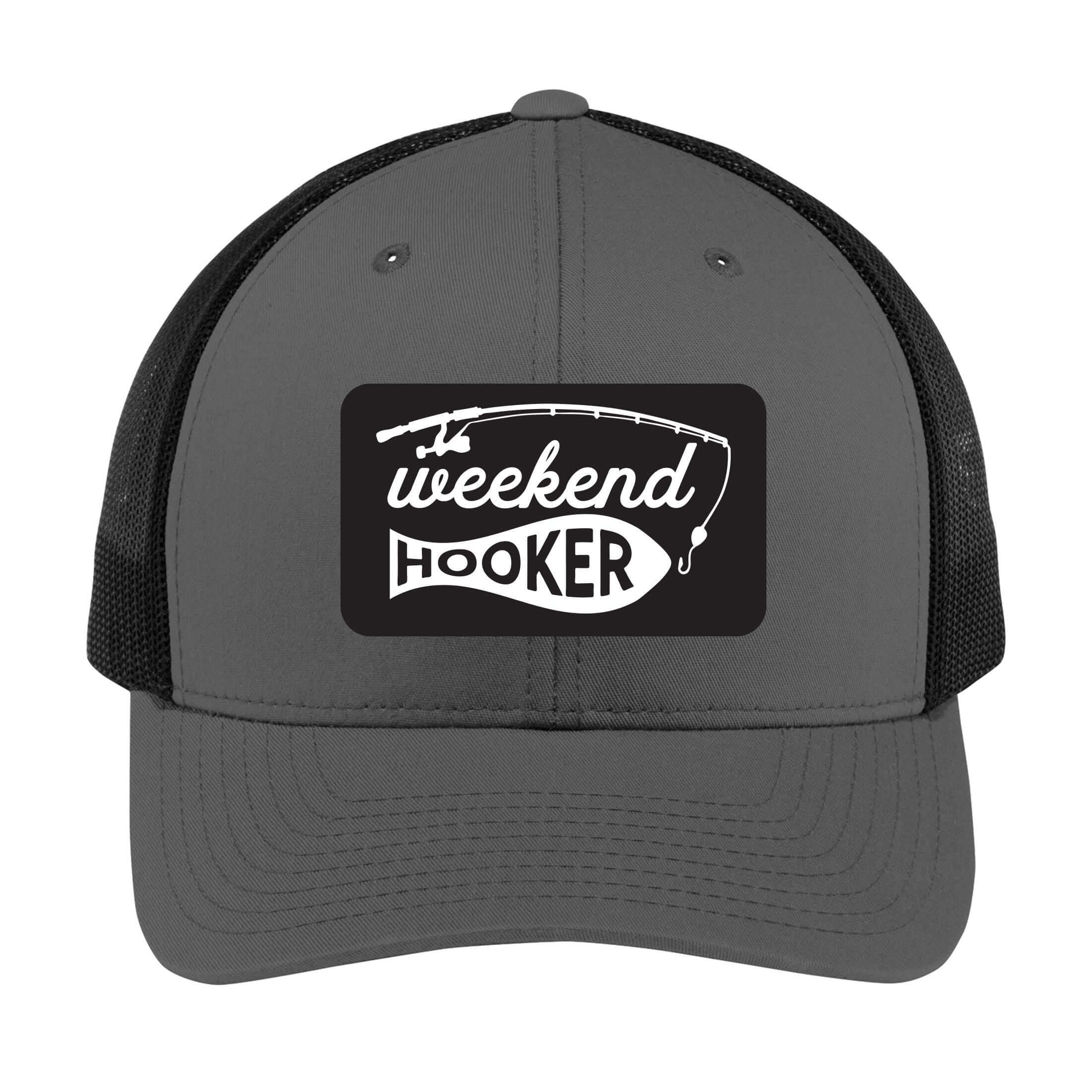 Weekend Hooker | Men's Trucker Cap | Mesh Hat | Sarcasm | Fishing Hat | Unisex | Funny Hat