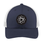 Atomic Symbol | Men's Trucker Cap | Mesh Hat | Nerd Hat | Sarcastic Hat | Unisex | Funny Hat