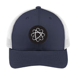 Atomic Symbol | Men's Trucker Cap | Mesh Hat | Nerd Hat | Sarcastic Hat | Unisex | Funny Hat