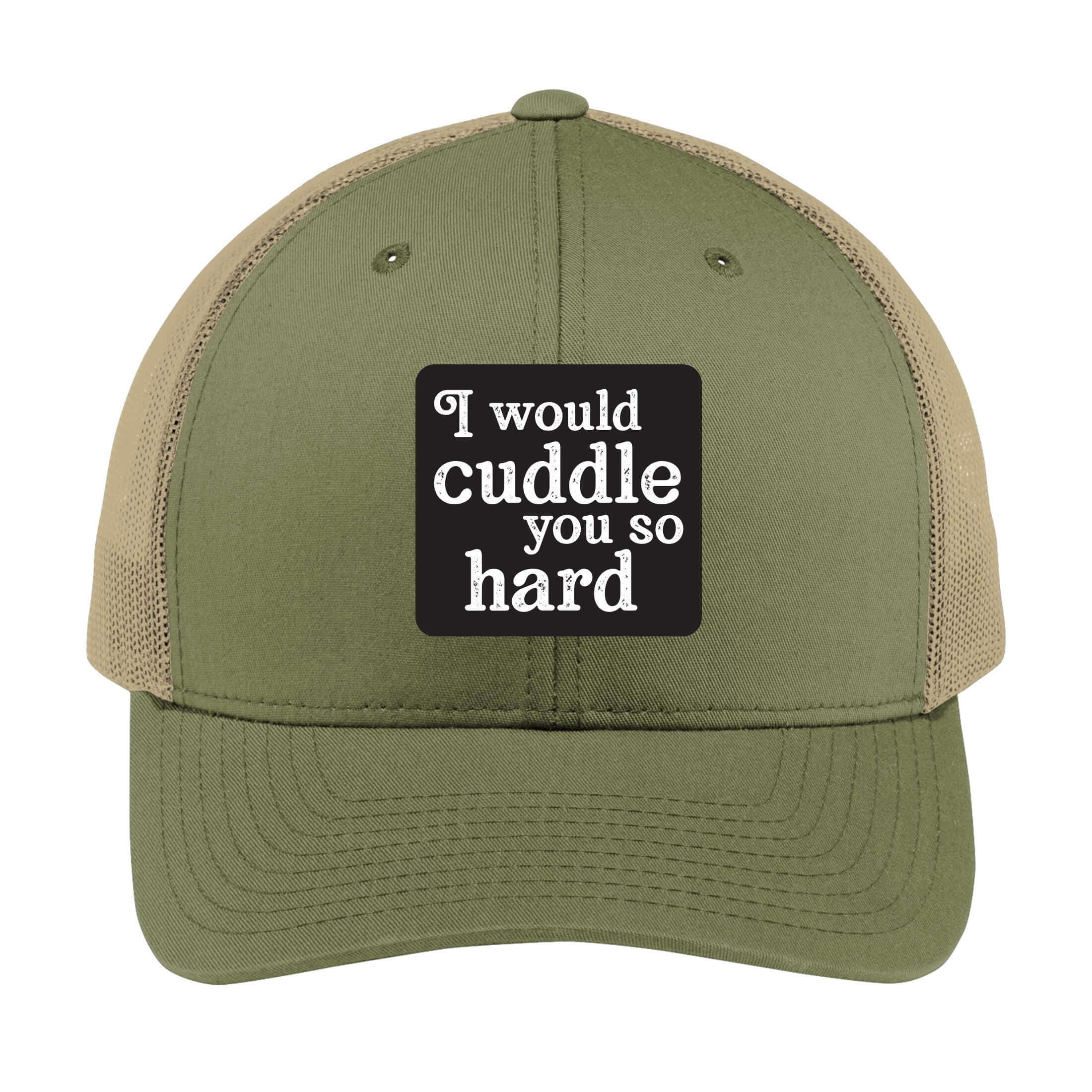 I Would Cuddle You So Hard | Men's Trucker Cap | Mesh Hat | Lazy Day Hat | Unisex | Funny Hat