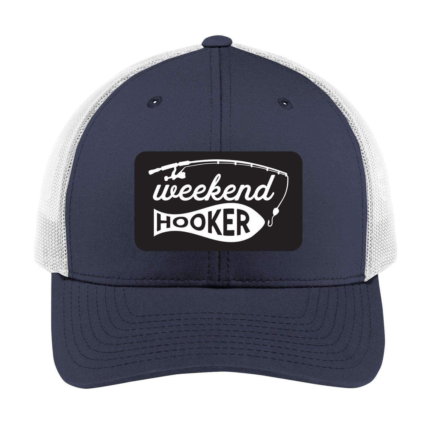 Weekend Hooker | Men's Trucker Cap | Mesh Hat | Sarcasm | Fishing Hat | Unisex | Funny Hat
