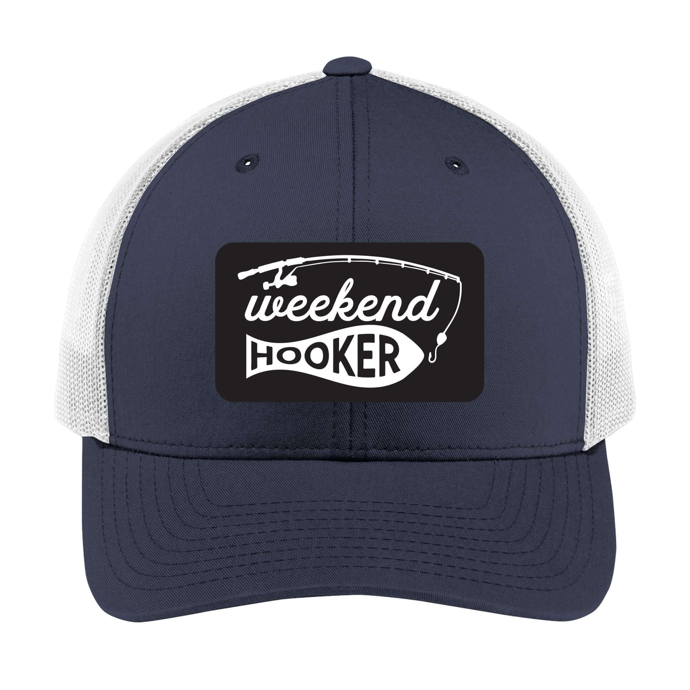 Weekend Hooker | Men's Trucker Cap | Mesh Hat | Sarcasm | Fishing Hat | Unisex | Funny Hat