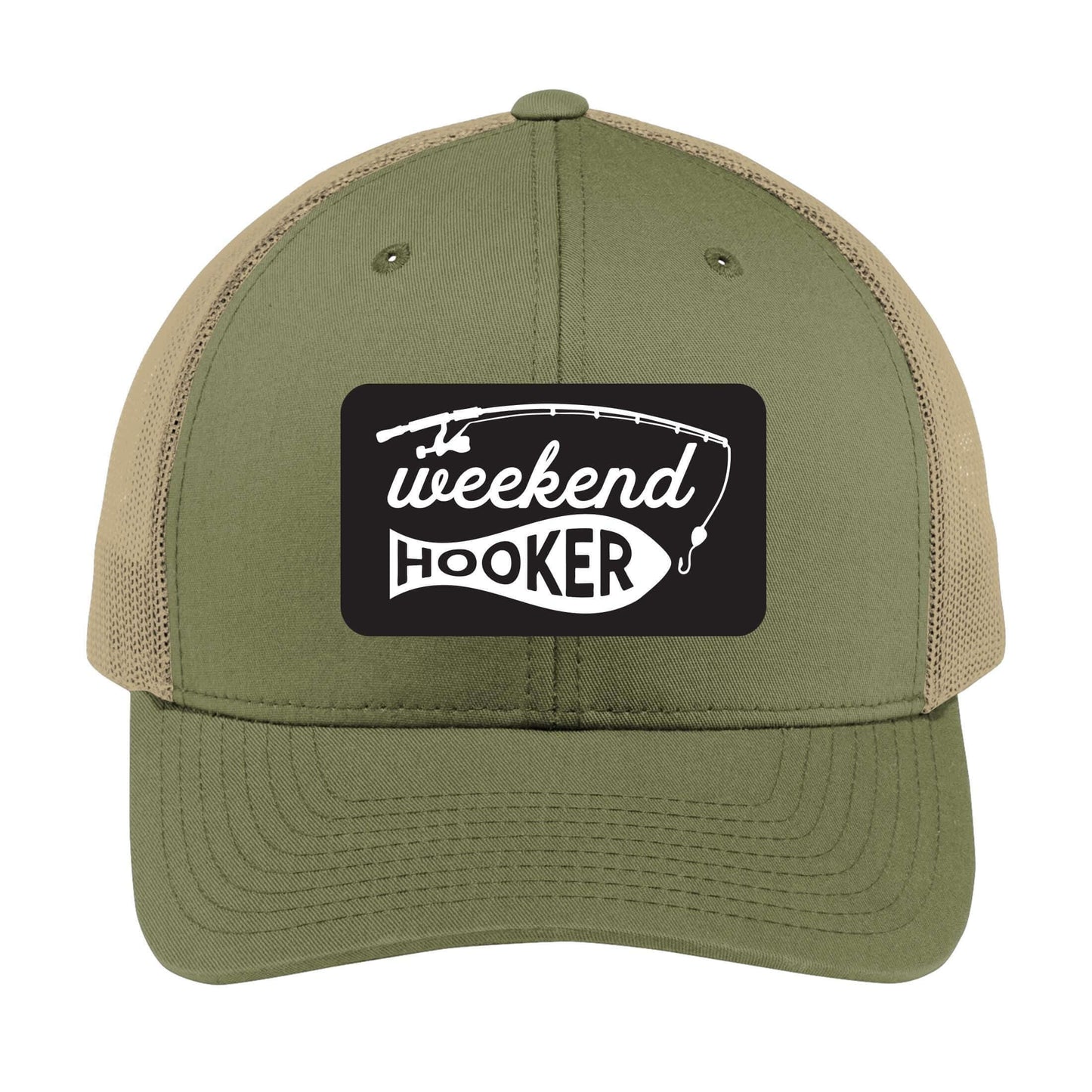Weekend Hooker | Men's Trucker Cap | Mesh Hat | Sarcasm | Fishing Hat | Unisex | Funny Hat