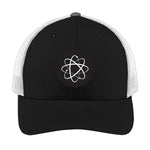 Atomic Symbol | Men's Trucker Cap | Mesh Hat | Nerd Hat | Sarcastic Hat | Unisex | Funny Hat