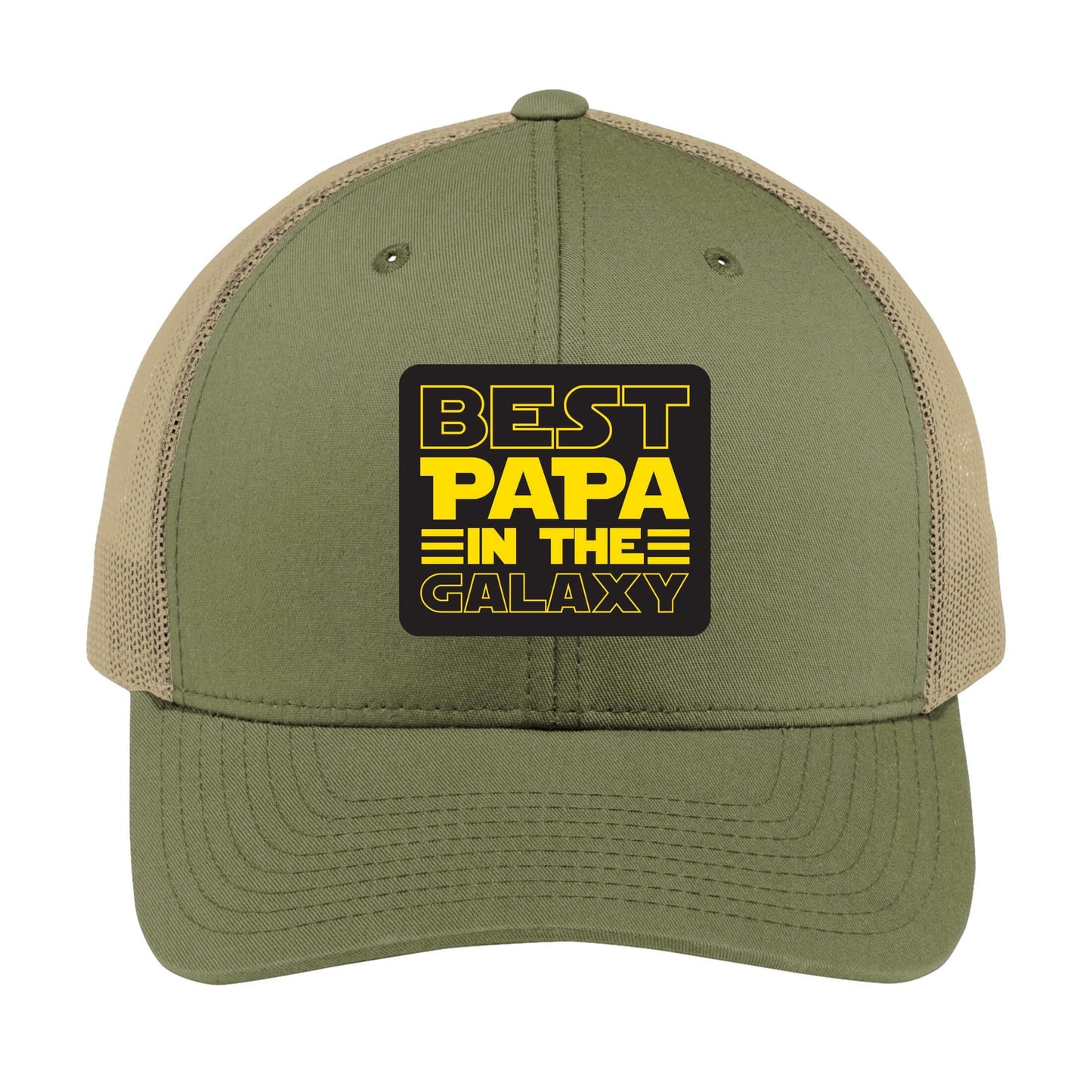 Best Papa in the Galaxy | Men's Trucker Cap | Mesh Hat | Nerd Hat | Father Day Gift | Grandpa Hat | Funny Hat