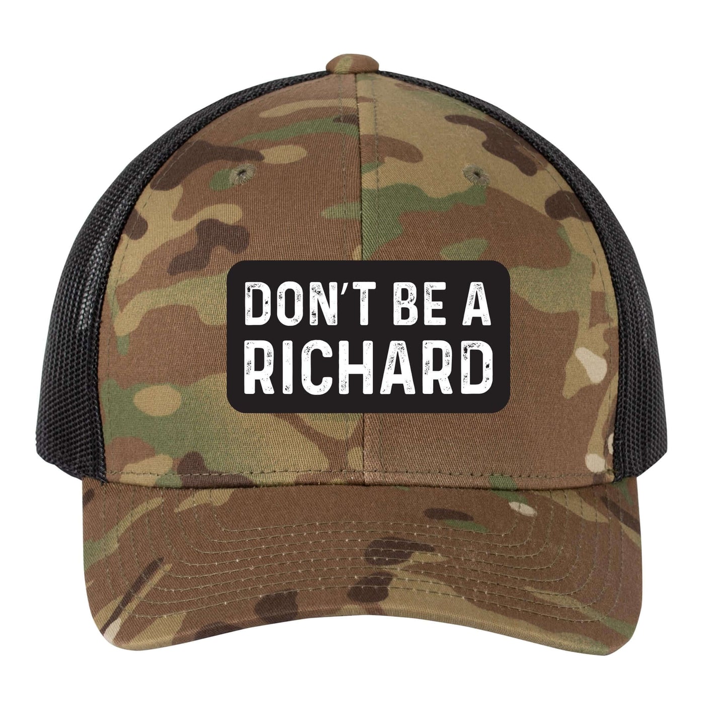 Don't Be a Richard | Men's Trucker Cap | Mesh Hat | Nerd Hat | Sarcastic Hat | Unisex | Funny Hat