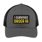 I Survived Order 66 | Men's Trucker Cap | Mesh Hat | Nerd Hat | Science Fiction Hat | Unisex | Funny Hat
