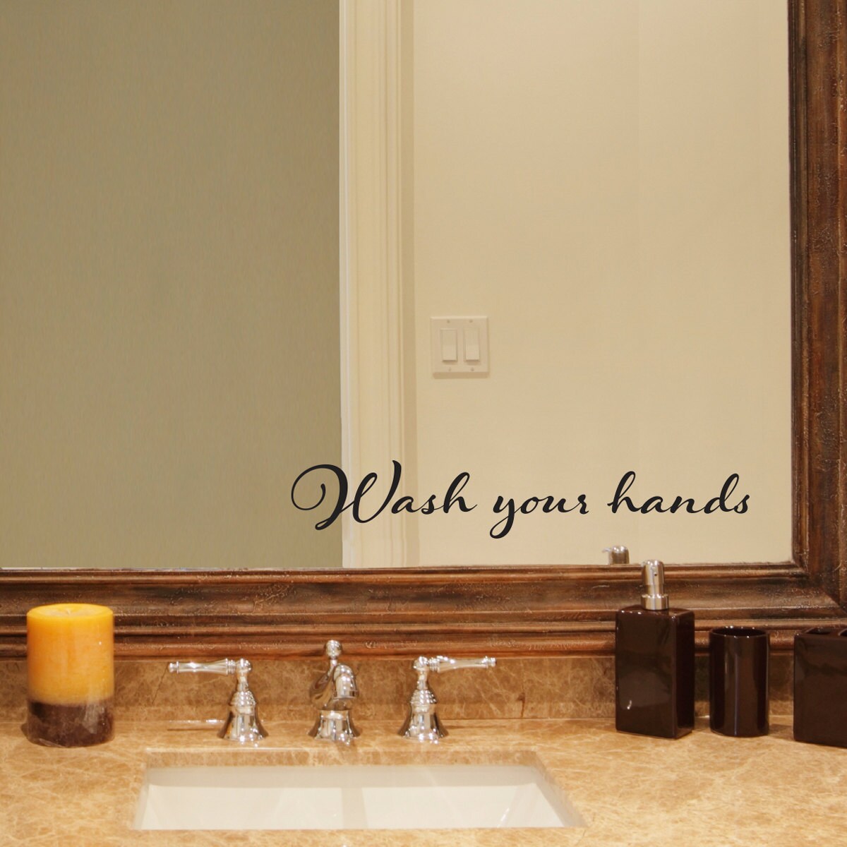 Wash your hands decal