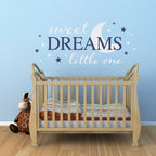Sweet Dreams little one Wall Decal. Nursery Decor.