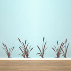 Cattails Decal Set. Woodland Nature Decor. Hunter Gift.