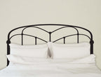 Antique Headboard DECAL - Vintage Iron Headboard Decal Sticker - Queen Size