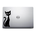 Skinny Kitty Laptop Decal - Cat Laptop Decal - MacBook Sticker - Cat Sticker